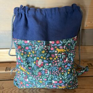 Sac à dos fleurs