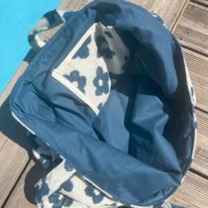 Sac de plage en éponge blanc