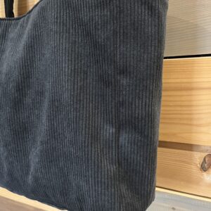 Sac cabas velours noir