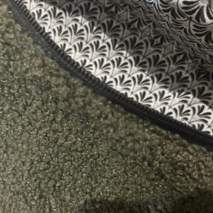 Sac banane bouclette kaki